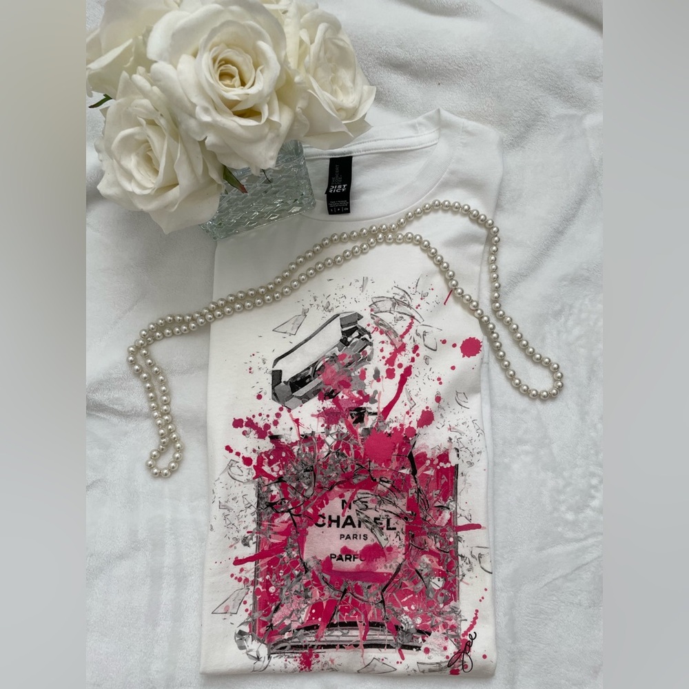NWOT Designer Perfume T Shirt